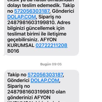 MNG Kargo Afyon Kurumsal Şubeden Mağdurum