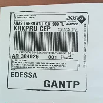 Aras Kargo Mağdur Eden Firma Bilgilerini Vermedi!