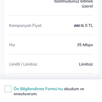 Türk Telekom Uygulamasının Yanlış Bilgilendirmesi