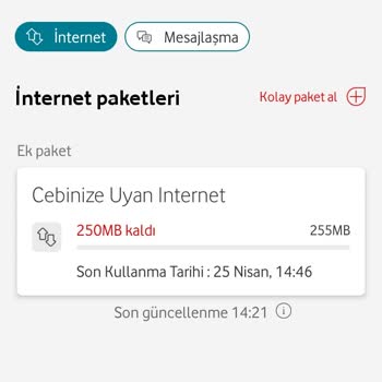 Vodafone Yanlış Ek Paket