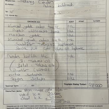 Kale Mobilya Teslimat Gecikmesi, Eksik Teslimat!