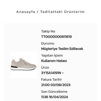 Greyder Markasına Güvenerek Aldığım Ayakkabının Kalitesi.