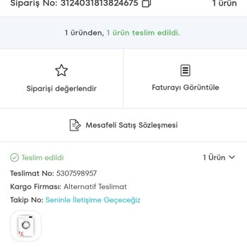 A101 Den SEG Çamaşır Makinesi İade