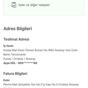 Chakra Yanlış Ürün Teslimatı