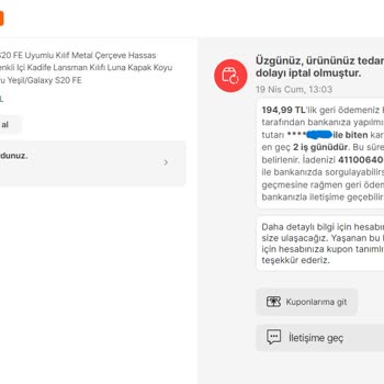Hepsiburada Ürün Ve Tedarikçi Sıkıntısı