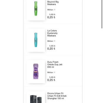 Watsons İndirimli Ürünlerin İptali