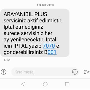 Türk Telekom Arayanı Bil Plus Servisim Aktif Olmuyor