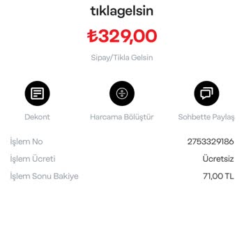 Tıkla Gelsin Para İadesi Talep Ediyorum