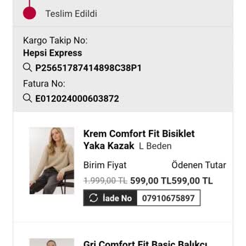 Pierre Cardin Giyim Mağazası İnternetten Aldığım Ürünler