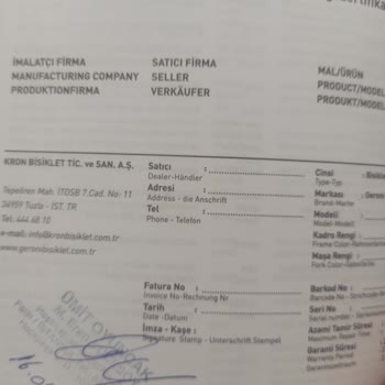 Kron Bisiklet Geroni Bisiklet Vites Ve Ürün Kalitesizliği