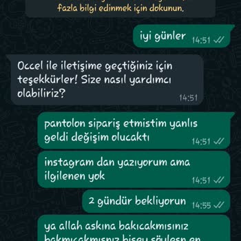 Occel Giyim Instagram Alışveriş Sayfası