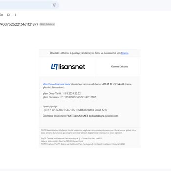 Lisansnet.com Alınan Hizmet Mağduriyeti