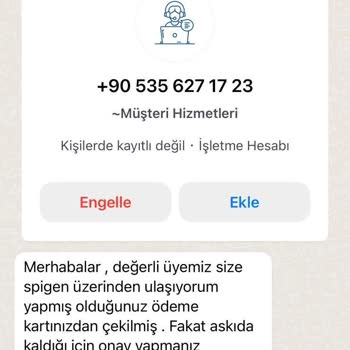 Spigen.com.tr Online Alışveriş Bilgilerin Çalınması.