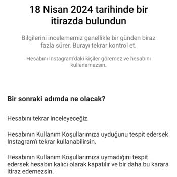 Instagram Hesabımın Askıya Alınması