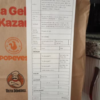 Burger King Yarım Kova Patates Hayal Kırıklığı
