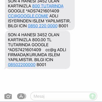 Google Ads Hesabımdan Para Çekti