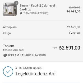 Tiamob Ücret İade Etmiyor