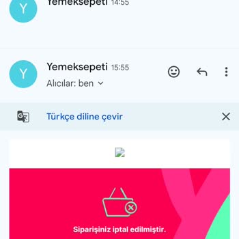 Köfteci Yusuf Yemek Sepeti Siparişleri