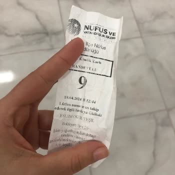 Nüfus ve Vatandaşlık İşleri Randevu Beklerken Yaşanan Aksaklık