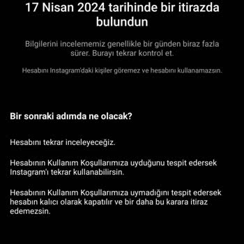 Instagram Hesabım Askıya Alındı