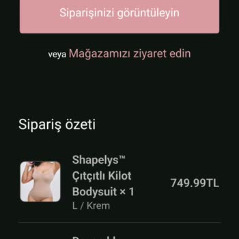 Shapelys İki Haftadır Sipariş Verdiğim Ürünlerim Gelmiyor Muhatap Bulamıyorum