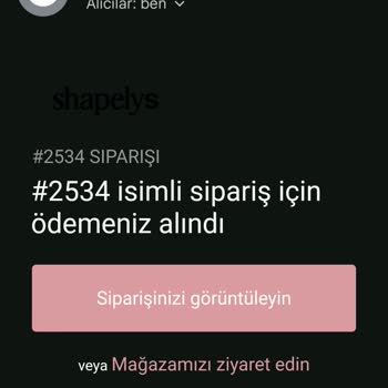 Shapelys İki Haftadır Sipariş Verdiğim Ürünlerim Gelmiyor Muhatap Bulamıyorum