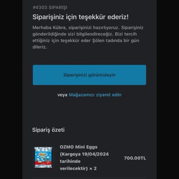 Şölen Çikolata Şölen Ozmo Mini Eggs Siparişi