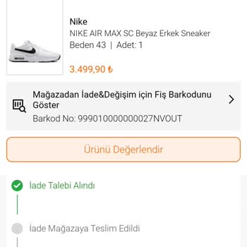 FLO Ayakkabı FLO Dan Sipariş Ettiğim Nike Marka Ayakkabı Fake Çıktı