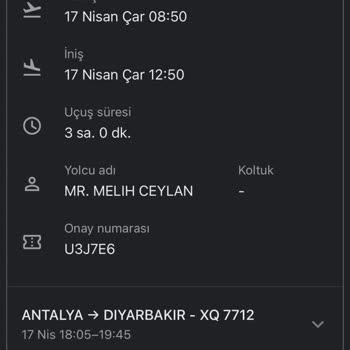 Sunexpress'ten Kaynaklı Problemlerin Benim Tarafıma Yansıtılması