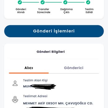 E-ticaret Marka Taklidiyle Dolandırıcılık Bana Ait Olmayan Kargoyu Benim Adıma İşleme Alıyor