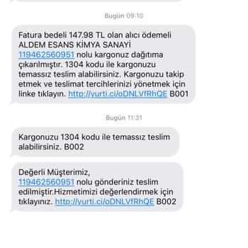 E-ticaret Marka Taklidiyle Dolandırıcılık Bana Ait Olmayan Kargoyu Benim Adıma İşleme Alıyor