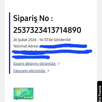 Samsung TV Kampanyası Kullanımı