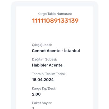 Sürat Kargo Zamanın Teslimat Yapmadı.