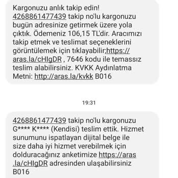 Aras Kargo Mağduriyet Çalışan İhmali