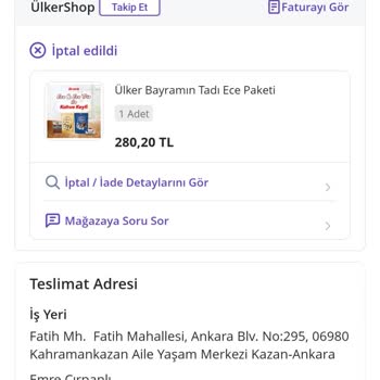 Tüketicileri Mahcup Eden Ülker