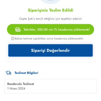 Şok Market Win Paramı Yüklemiyor!