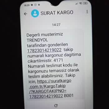 Sürat Kargo Kargomu Bana Teslim Etmediler Teslim Edildi Diye Bildirim Yapmışlar