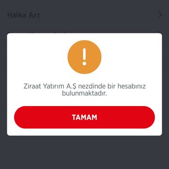 Ziraat Mobil Borsa İşlemleri Portföy Gözükmüyor.