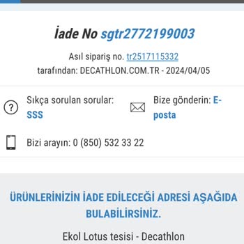 Decathlon İade Durumum Nedir