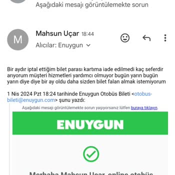 Enuygun.com İlgililere Derdimizi Anlatamıyorum
