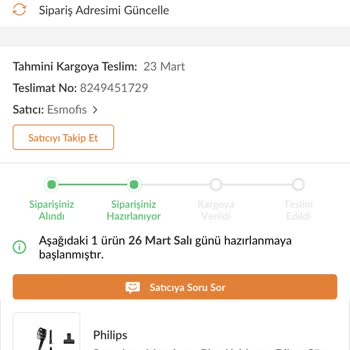 Trendyol'dan Siparişim Gelmiyor