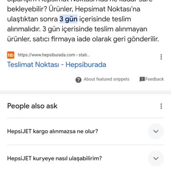 Hepsijet Kargomun Durumu Hakkında Beni Bilgilendirmedi.