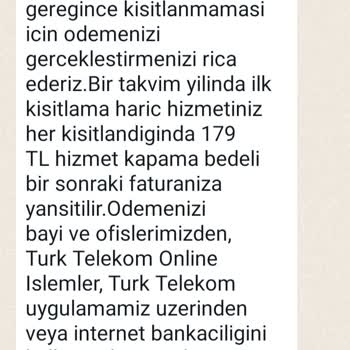 TTNET Ekstra Fazla Ücret Talebi