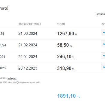 Turkcell Hattım Kapalıyken Yüksek Fatura