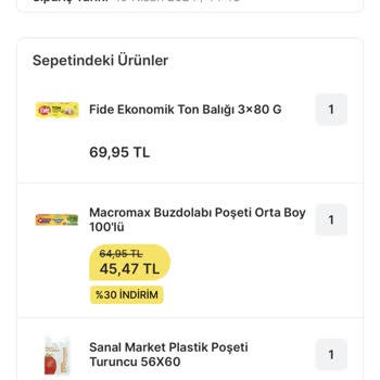 Migros Sanal Market Sürekli Problem