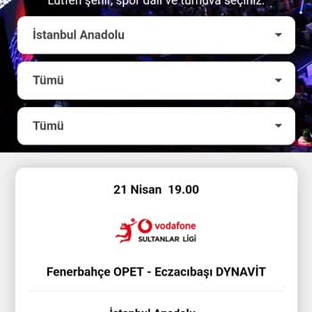 Biletinial.com Maç Bileti Alımı