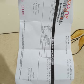 Boyner İncelemeye Gönderilen Ürün