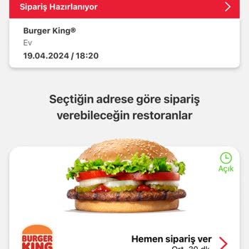 Burger King Geciken Sipariş Ve İlgisiz Müşteri Hizmetleri