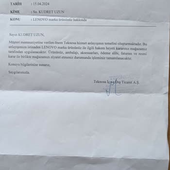 14BURDA Teknosa Mağazası Tüketici Hakem Heyeti Kararına Uymuyor.