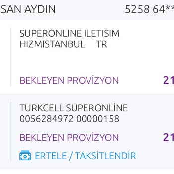 Turkcell Superonline Fazla Fatura Bedeli Alması